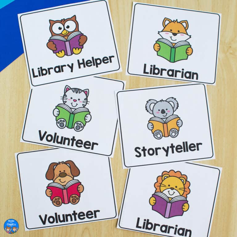 Let's Play Library! Pretend Play Library Printables and Ideas