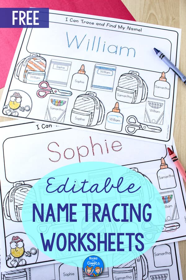 Name Tracing Worksheets That Build Early Literacy