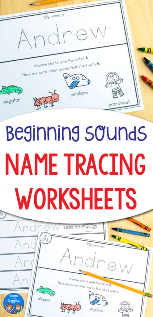 name tracing worksheets that build early literacy