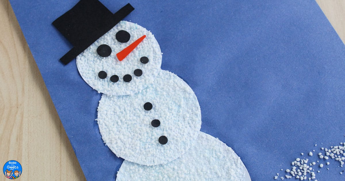 Preschool Snowman Craft