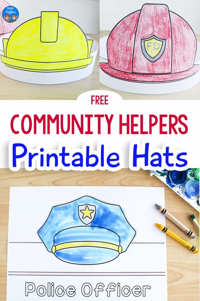 Community Helper Hats {Free Printable}